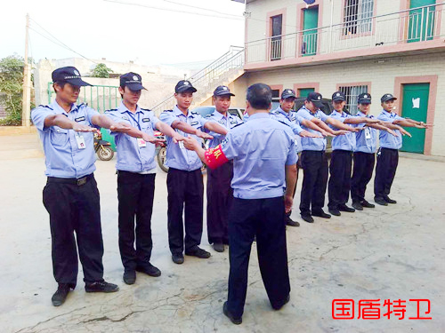 宝钢护卫点训练